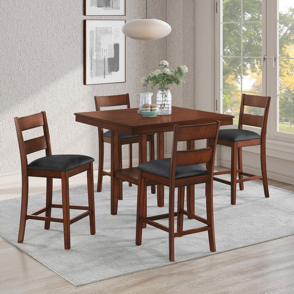 Valor Living Carlson Counter Stool in Walnut (Set of 2), , large