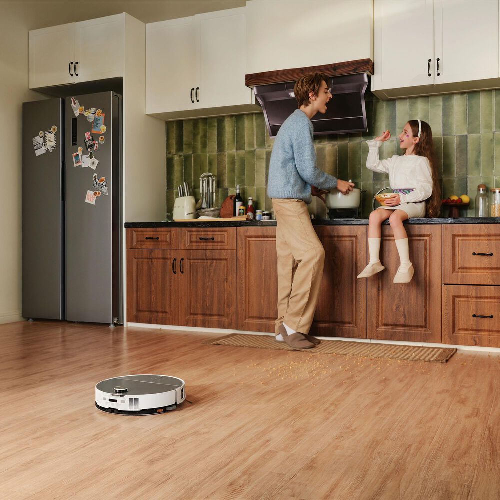 Roborock Saros 10 Robot Vacuum with Dual Anti-Tangle System in White, , large