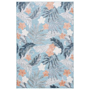 Safavieh Cabana CBN456M 4" x 6" Blue and Grey Indoor/Outdoor Area Performance Rug, , large