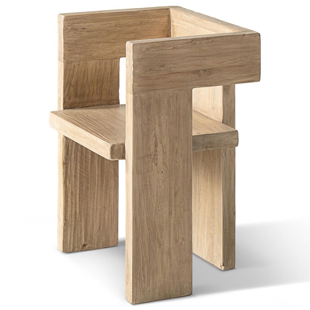 Jennifer Taylor Home Avenel Arm Chair in Heritage Light Natural Brown, , large