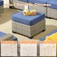HOMLUX 7-Piece Modular Patio Conversation Set in Denim Blue, , large