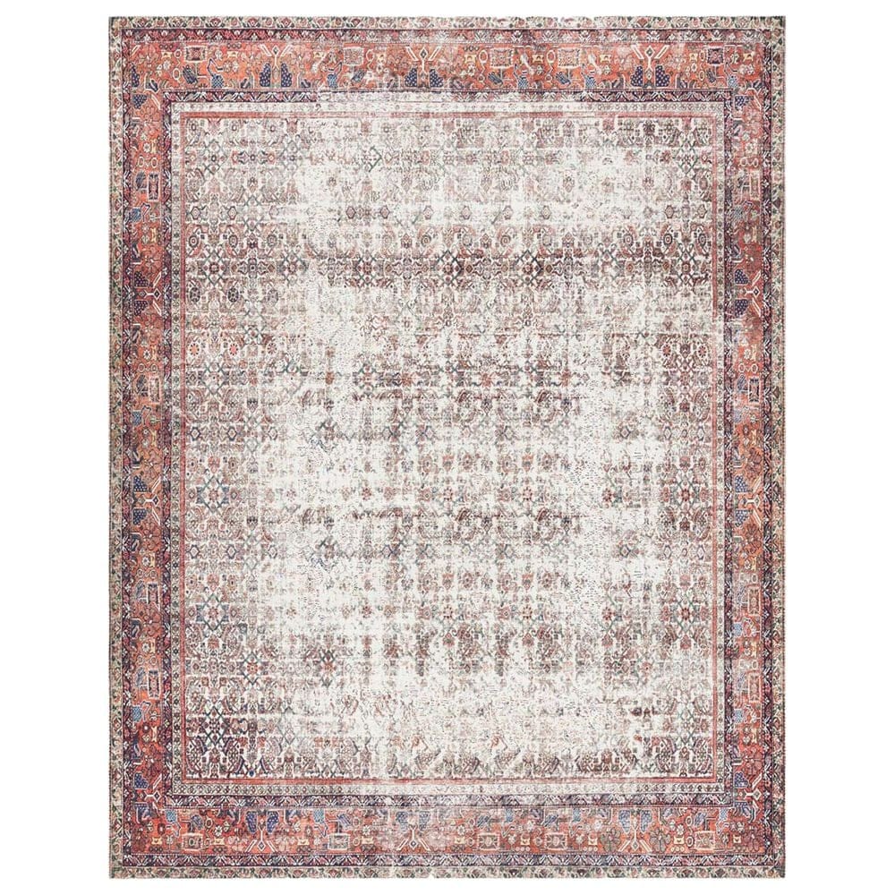 Loloi II Layla 2" x 5" Ivory and Brick Runner, , large
