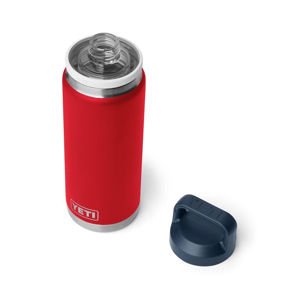 YETI Rambler 26 oz Bottle Chug in Patriotic Rescue Red/White/Navy, , large