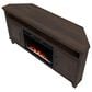 Legends Home Sonoma 64" Corner Fireplace Console in Java, , large