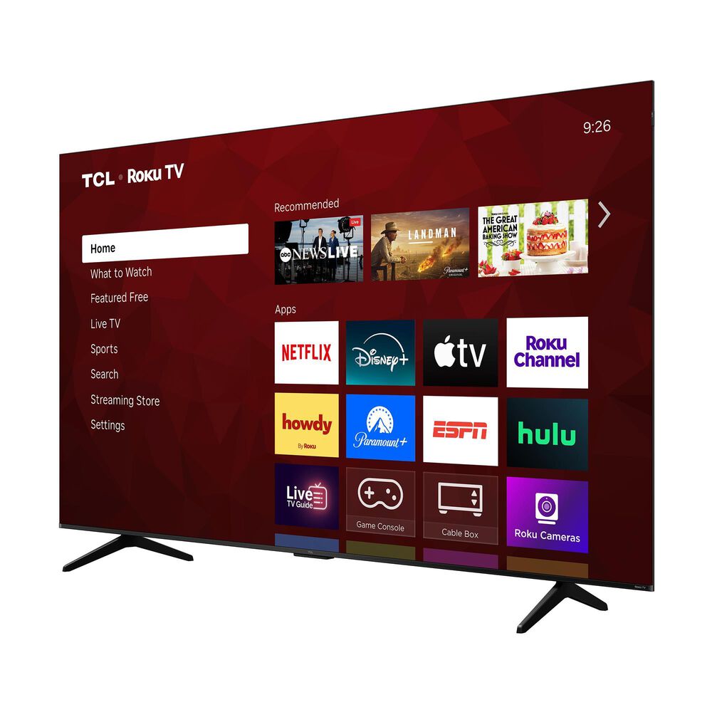 TCL 85" Class Q6LR Series 4K QLED Smart TV with Roku TV, , large