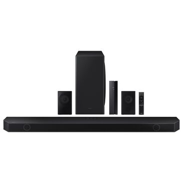 Samsung HW-Q910B 9.1.2 Channel Soundbar with Wireless Dolby Atmos / DTS:X and Rear Speakers in Black, , large