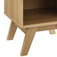 Modway Soma 1 Drawer and 1 Shelf Nightstand in Oak, , large