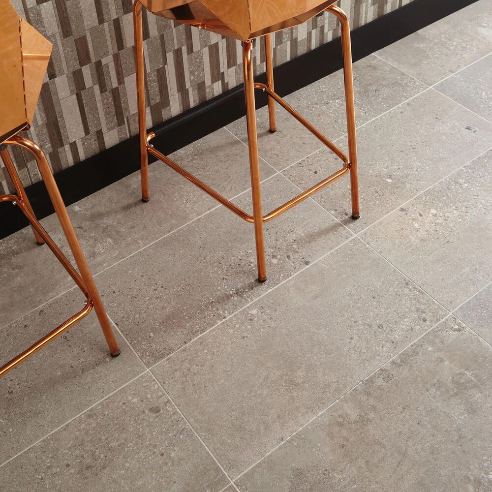 Dal-Tile Museo Natural Grey 12&quot; x 24&quot; Porcelain Tile, , large