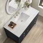 James Martin Vanities Myrrin 48" Vanity in Carbon Oak with 3 cm Arctic Fall Solid Surface Top, , large
