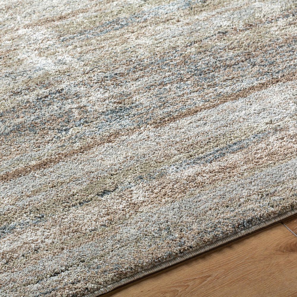 Surya Avellino 7&#39;10&quot; x 10&#39; Light Gray, Tan, Light Beige, Light Olive, Deep Teal and Gray Area Rug, , large