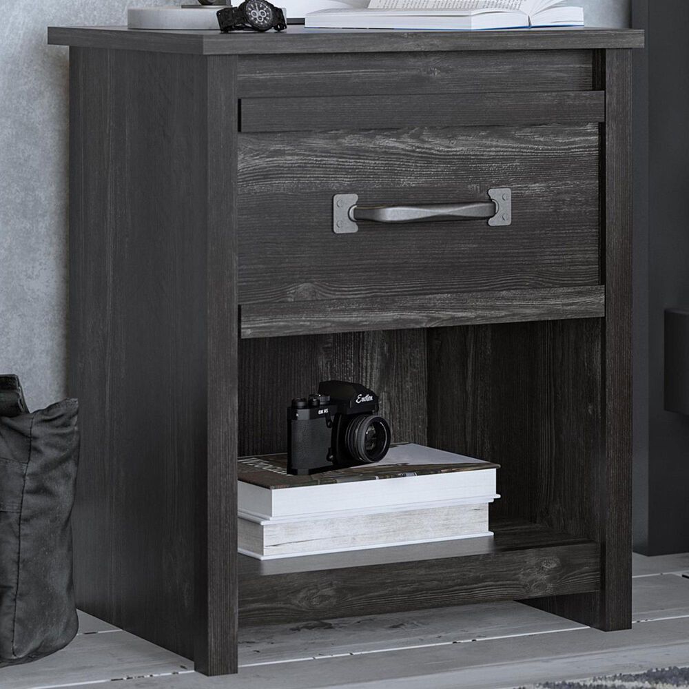 DHP Derringer 1 Drawer 1 Shelf Nightstand in Revenant Pine, , large