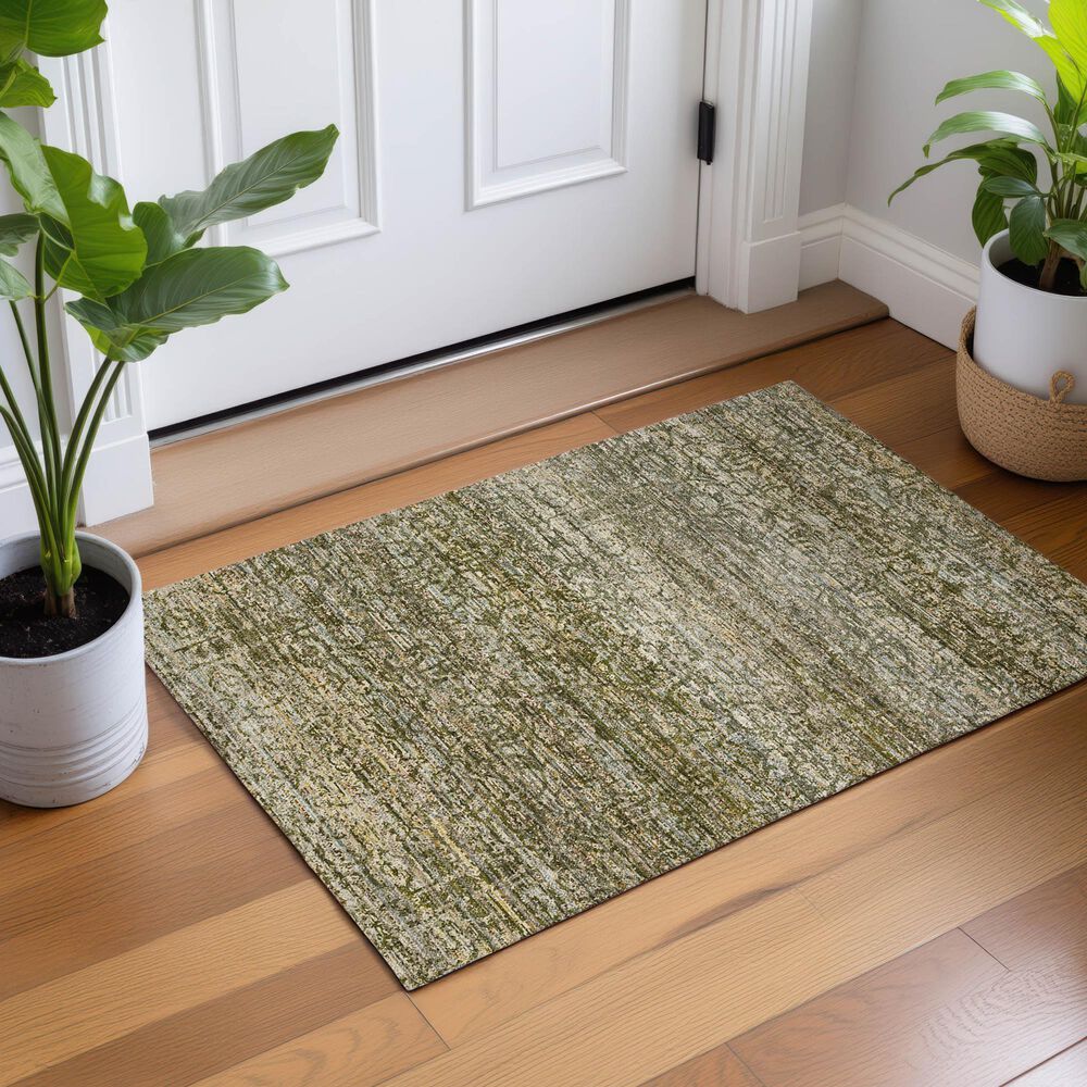 Dalyn Rug Company Vico VC9 Olive 1'8" x 2'6" Area Rug, , large