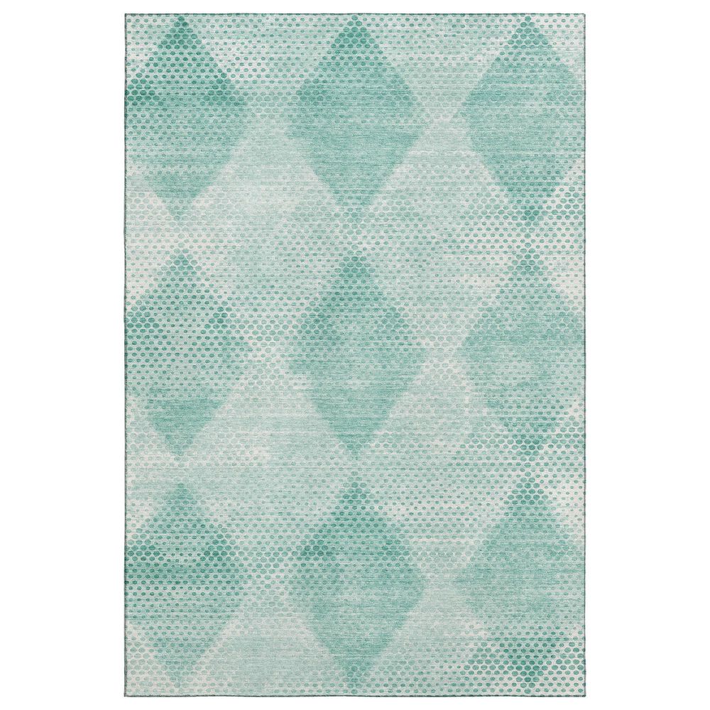 Dalyn Rug Company Trevi TV4 5" x 7"6" Teal Area Rug, , large