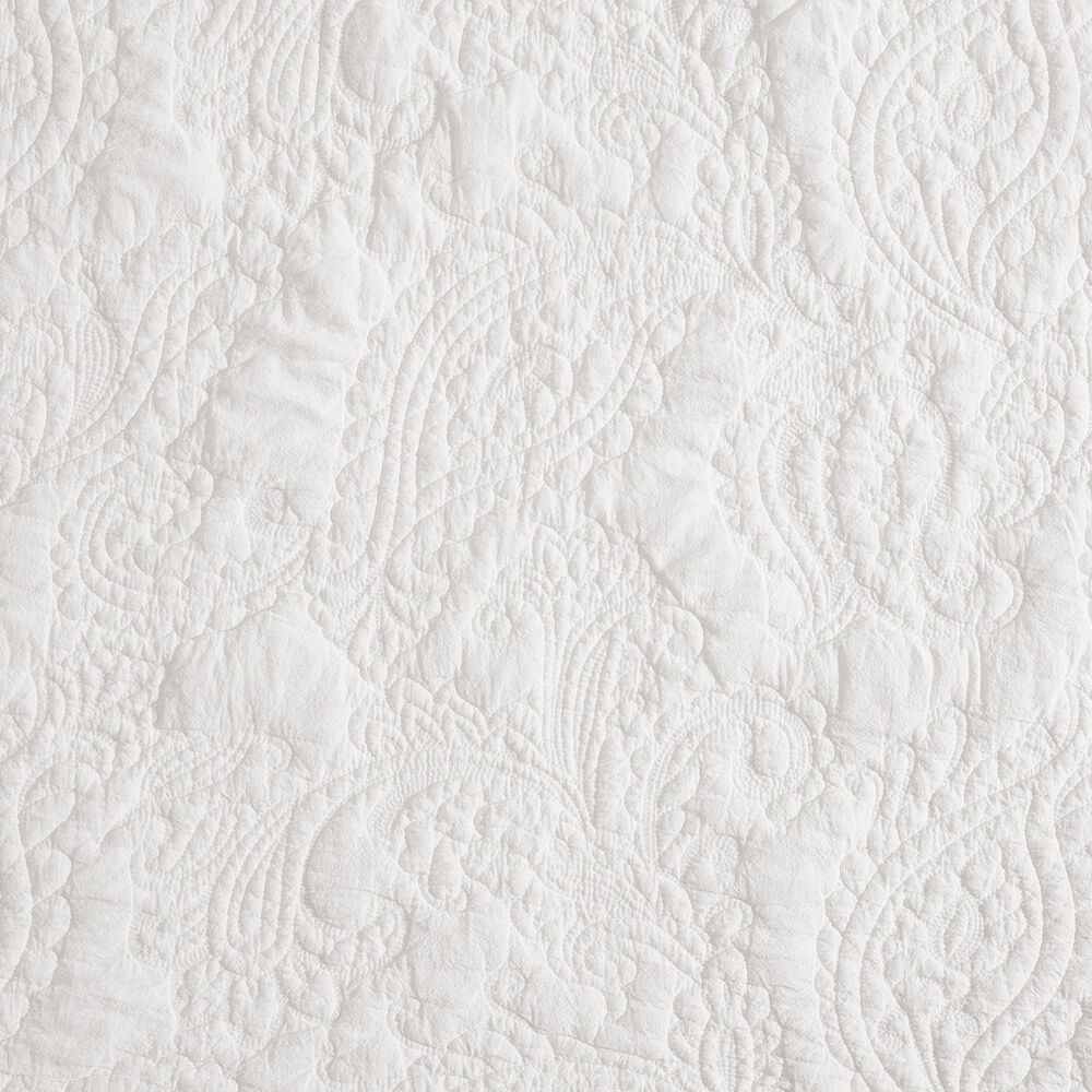 HiEnd Accents Sadie 3-Piece Full/Queen Quilt Set in White, , large