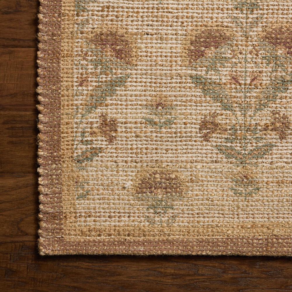 Chris Loves Julia x Loloi Rue Wheat and Sage 9'3" x 13' Area Rug, , large