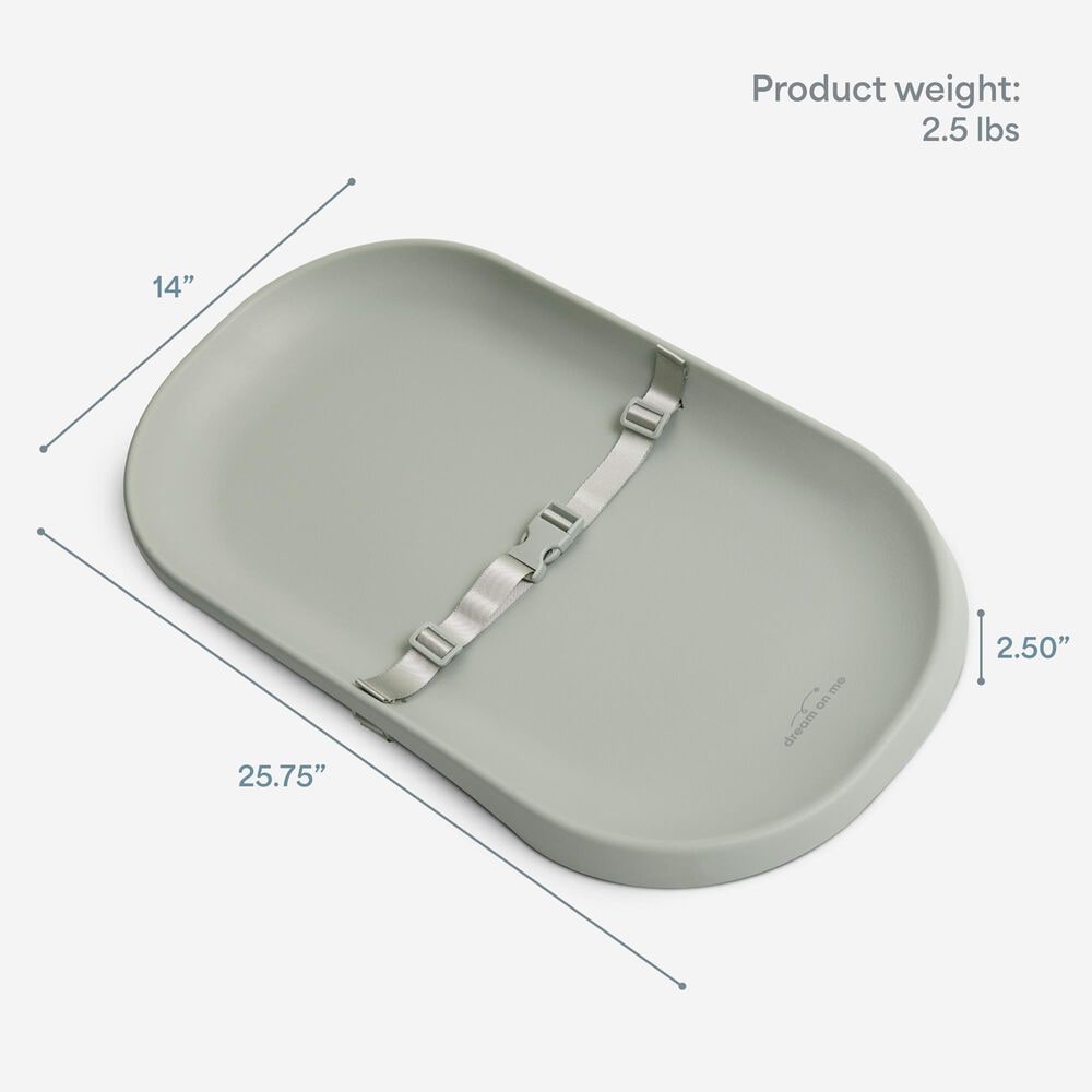 Evolur Dream On Me Lotti Love Changing Pad in Sage Green, , large
