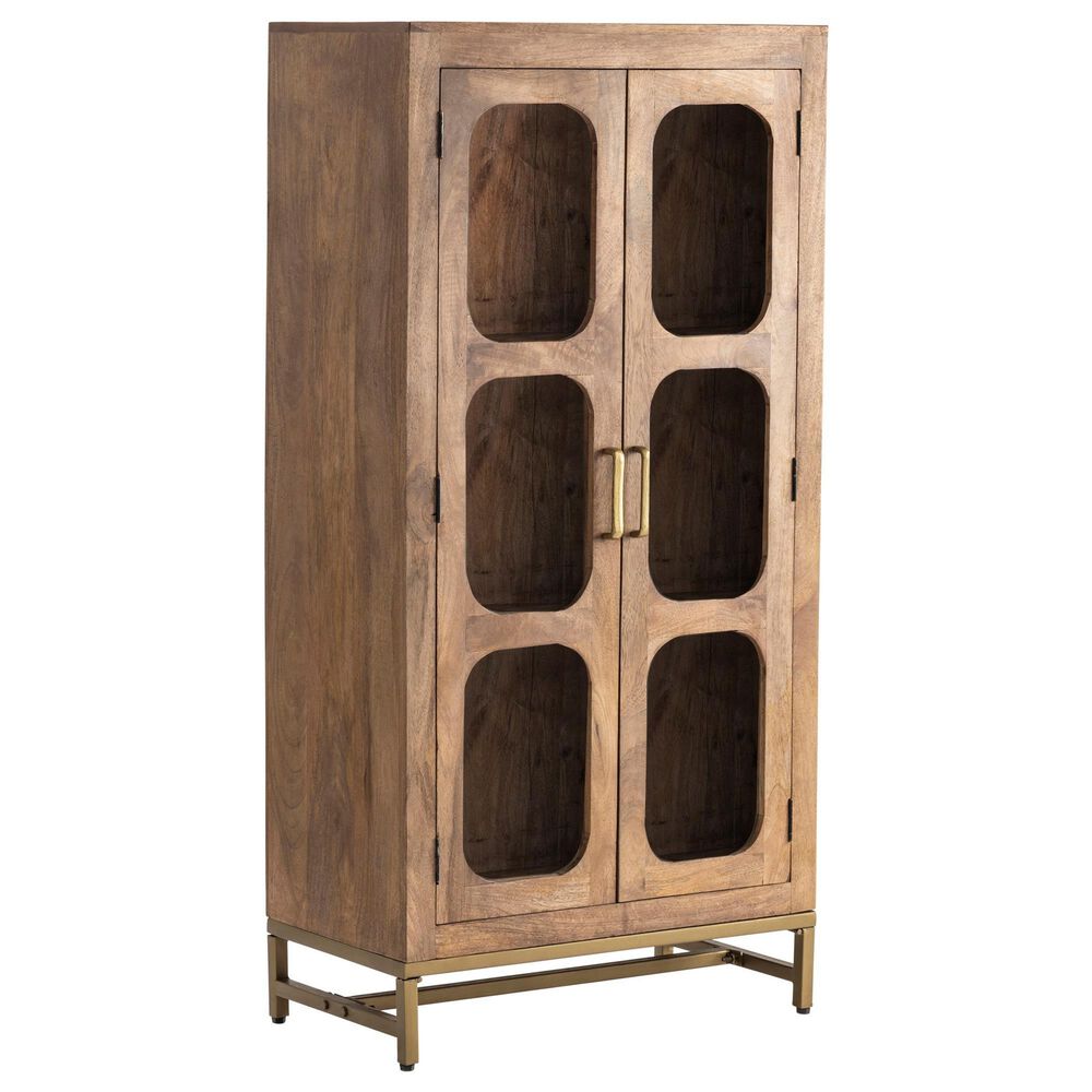 Crestview Collection Bengal Manor Apollo Cabinet in Medium Brown, , large