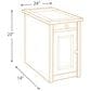 Ashley Tyler Creek Chair Side End Table in Grayish Brown/Black, , large
