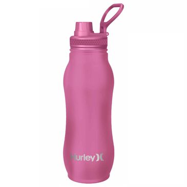 Hurley 32 Oz Hourglass Bottle with Chug Cap Solid in Pink Rose, , large
