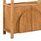 Slatehouse Arlo 4-Shelf Bookcase in Stained Light Brown, , large