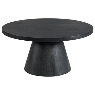 Mayberry Hill Portland Round Coffee Table in Black, , large