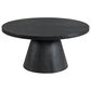 Mayberry Hill Portland Round Coffee Table in Black, , large