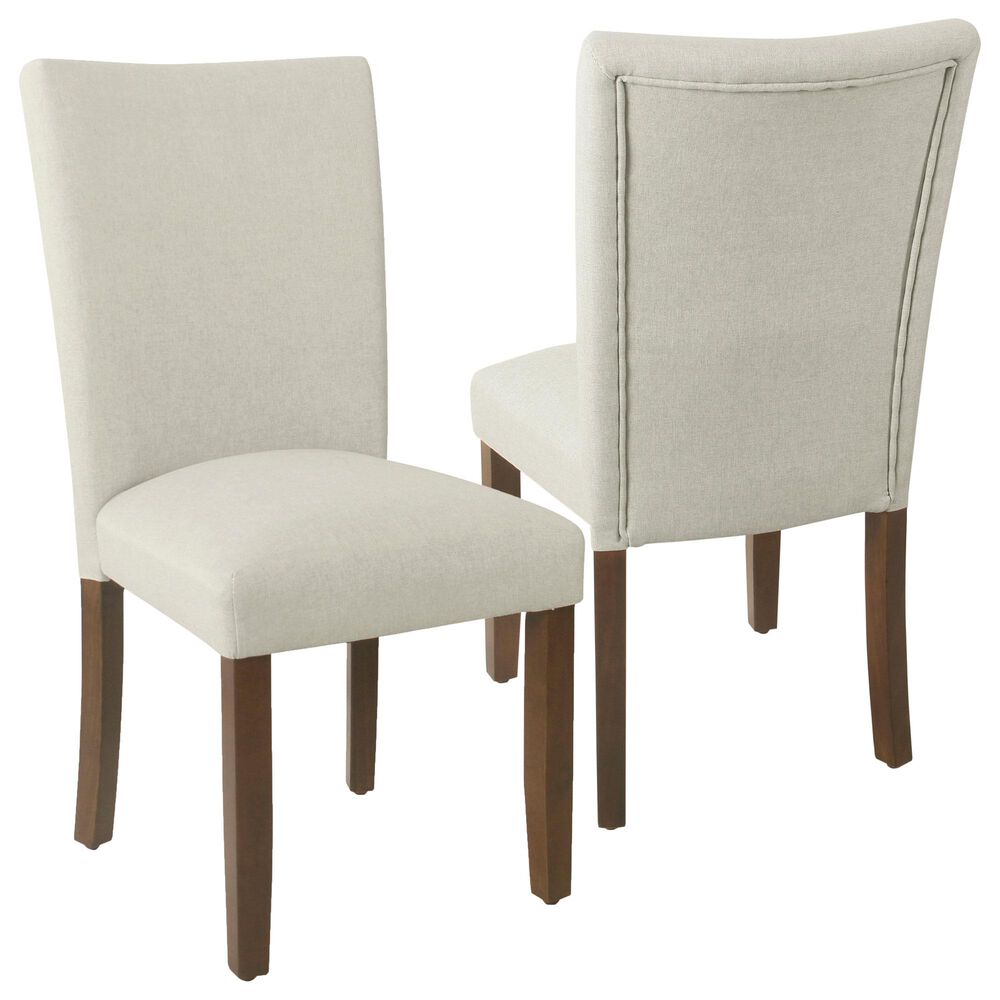 Kinfine HomePop Parsons Dining Chair in Soft Gray (Set of 2), , large