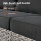 HOMLUX Outdoor Arm Chair in Black (Set of 2), , large