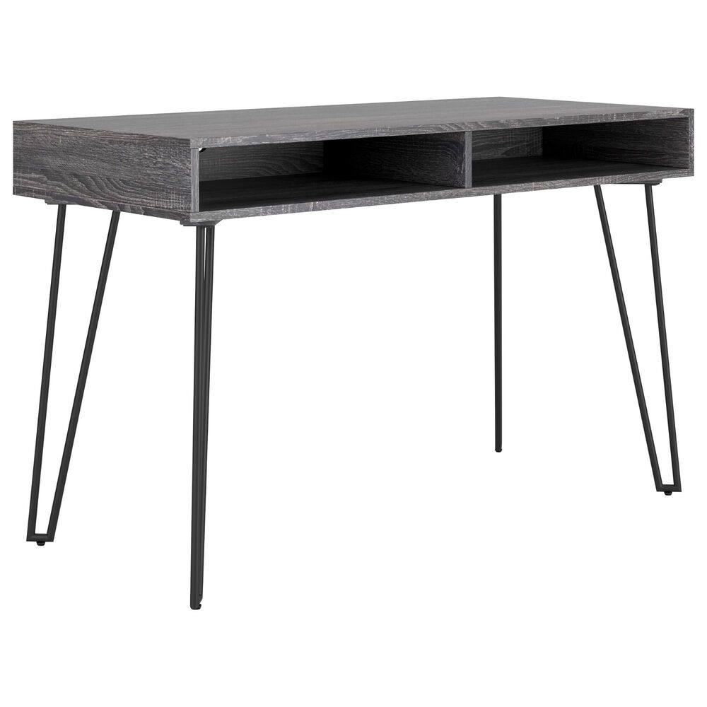 Ashley Strumford Home Office Desk in Charcoal and Black, , large