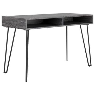 Ashley Strumford Home Office Desk in Charcoal and Black, , large
