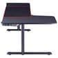 Furniture of America Whitfield Gaming Desk with USB in Black, , large
