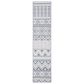 Safavieh Bermuda 2" x 10" Cream and Navy Indoor/Outdoor Performance Runner, , large