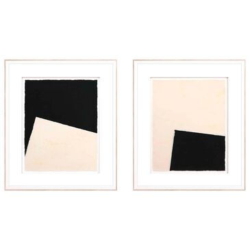 Paragon Optical I 29" x 25" Wall Art in Black (Set of 2), , large