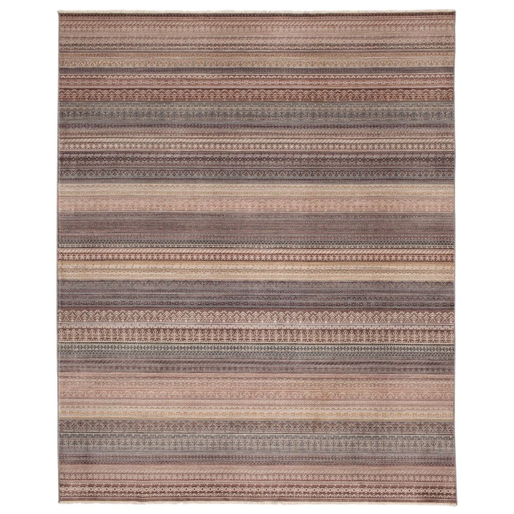 Karastan Echo Caprice 7"10" x 10"3" Grey Area Rug, , large