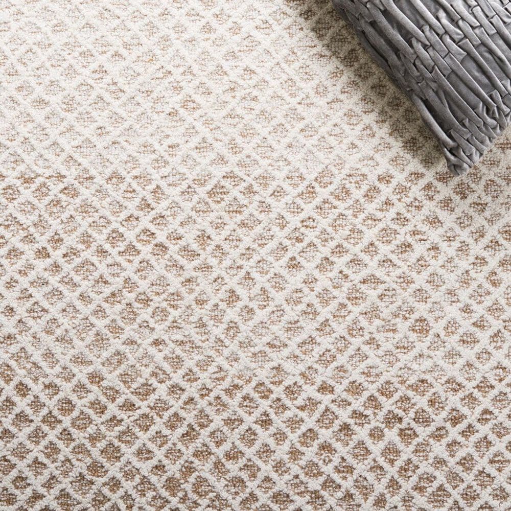 Safavieh Micro-Loop Geometric 6&#39; x 9&#39; Beige and Ivory Area Rug, , large