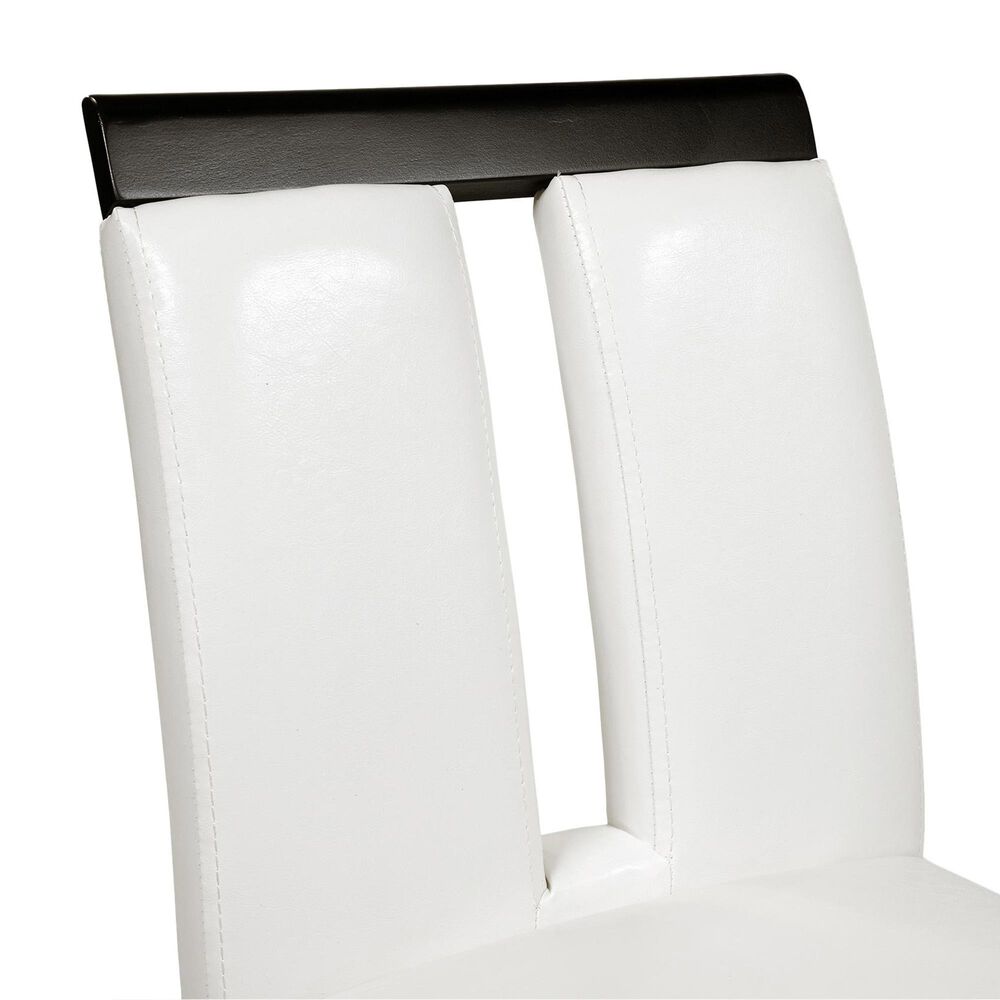 Furniture of America Saenz Counter Side Chair in White &#40;Set of 2&#41;, , large