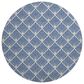 Dalyn Rug Company The Reserve TR9 Navy 8" Round Indoor/Outdoor Area Rug, , large