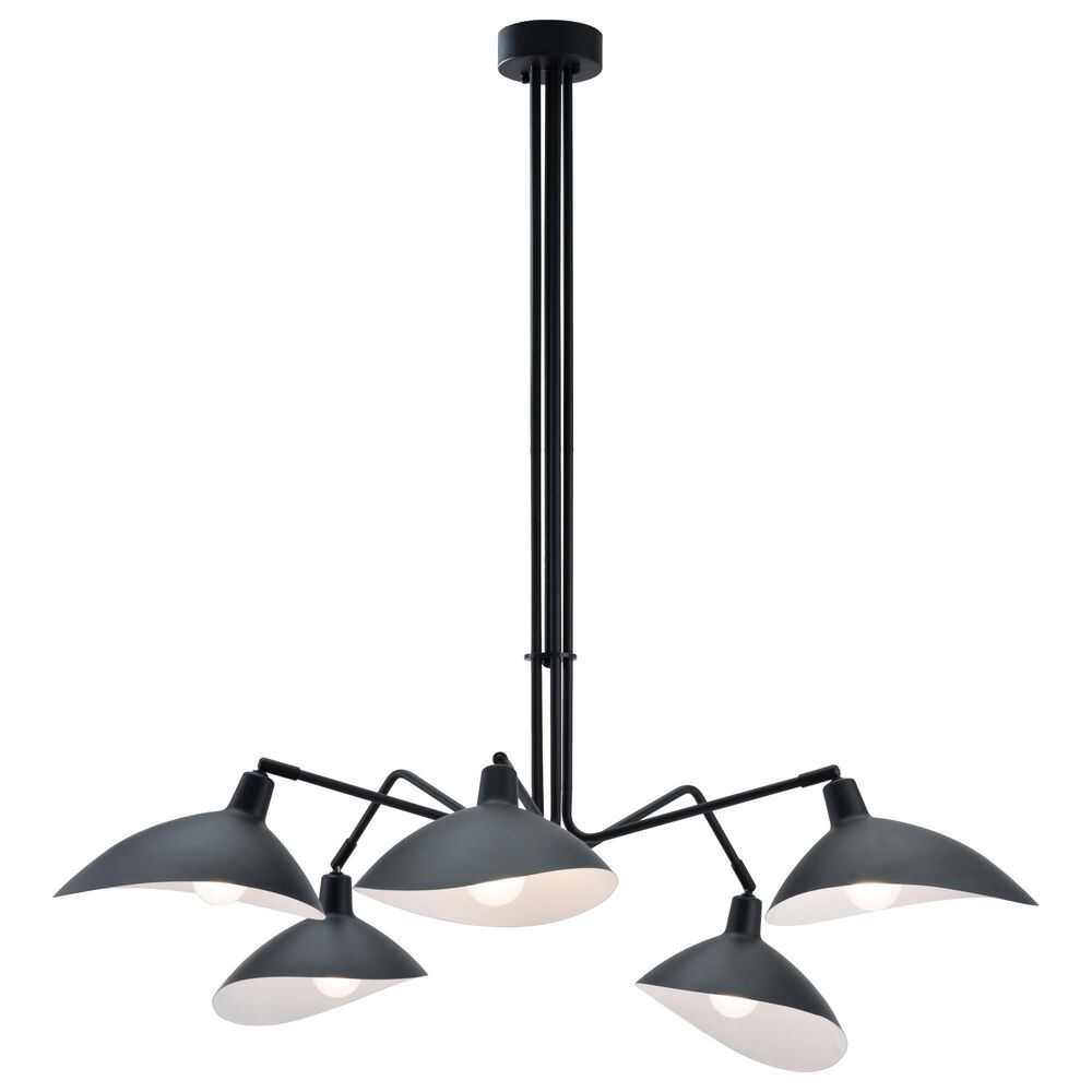 Zuo Modern Desden Ceiling Lamp in Black, , large