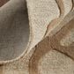 Feizy Kimball Ivory, Brown and Tan 5" x 8" Area Rug, , large