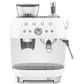 SMEG 81 Oz Espresso Coffee Machine with Grinder in White, , large