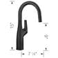 Blanco Rivana Bar Faucet 1.5 GPM in Matte Black, , large