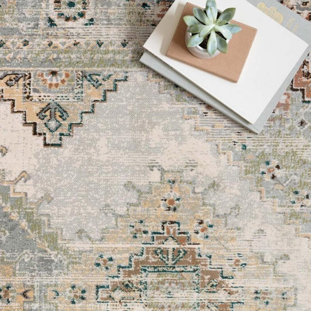 Loloi II Isadora ISA-01 8&#39;11&quot; x 12&#39; Oatmeal and Silver Area Rug, , large