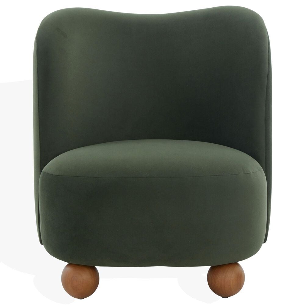 Safavieh Rodolfo Accent Chair in Olive Green, , large