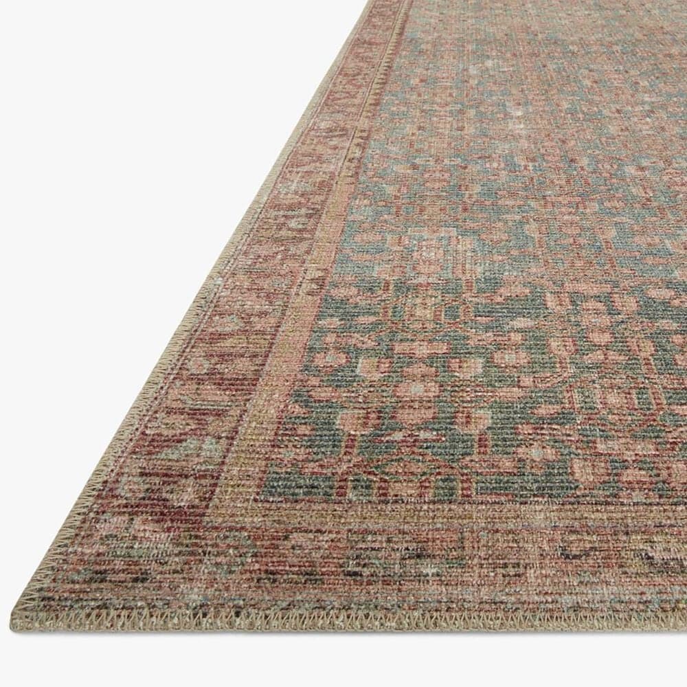 Angela Rose Aubrey 2&#39; x 5&#39; Blue and Terracotta Runner, , large