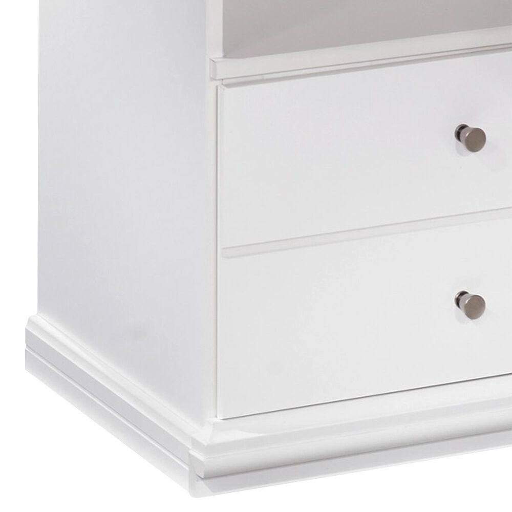 Ashley Bostwick Shoals 1-Drawer Nightstand in White, , large