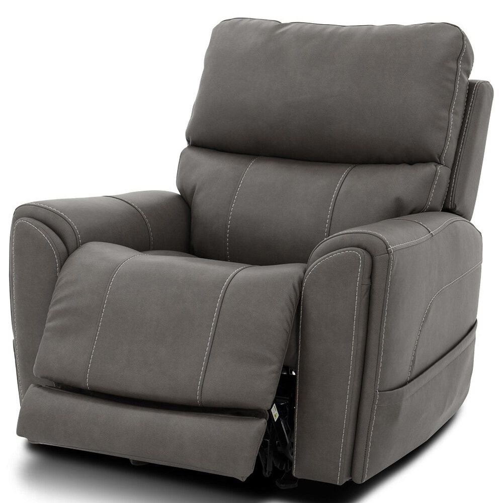 Flexsteel Carter Power Rocking Recliner in Smoke, , large