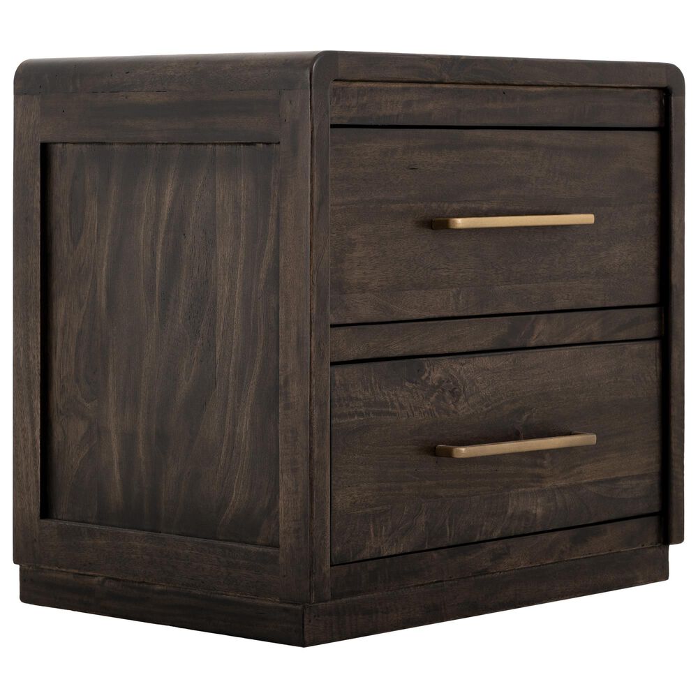 Fallridge Mezquite 2 Drawer Nightstand in Black, , large