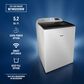 Maytag 5.2 Cu. Ft. Top Load Agitator Washer in White, , large