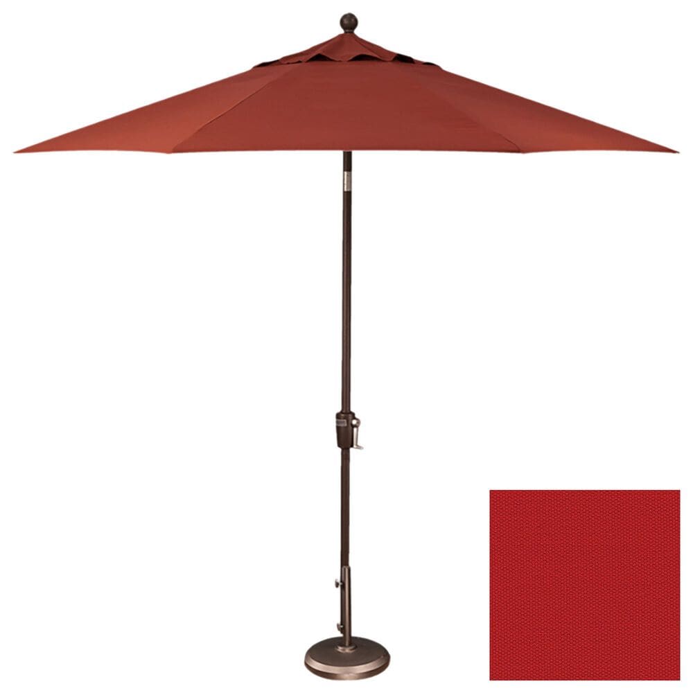 Treasure Garden Treasure Garden Umbrella with Stand in Really Red, , large