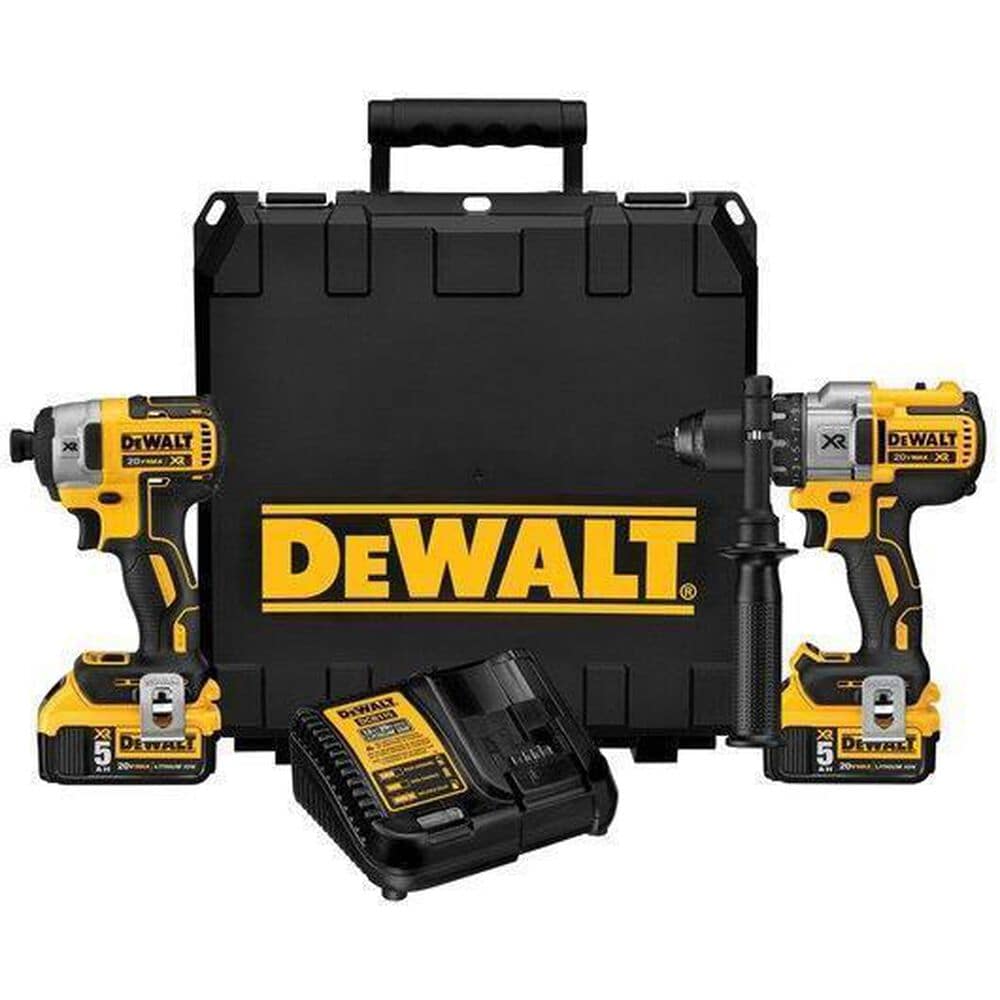 Milliard trofast At understrege DeWALT 20v Max XR Cordless Brushless Hammerdrill & Impact Driver Combo Kit  (With Batteries, Charger) | NFM